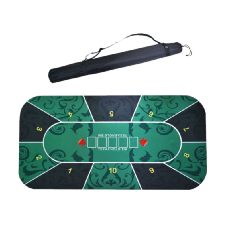 Game Poker Rubber Table Mat Square Round Chips